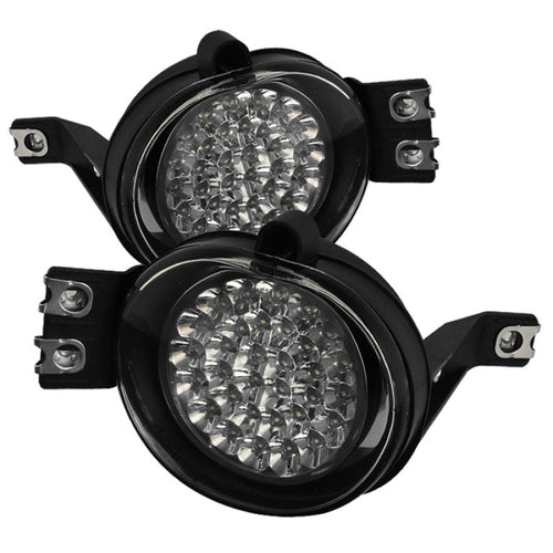 Spyder Dodge Ram 02-08/Durango 04-06 LED Fog Lights w/Switch Clear FL-LED-DRAM02-C OffRoadUSA.com