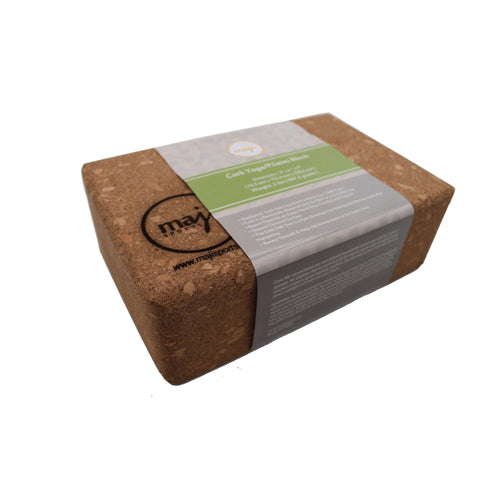100% Cork Yoga & Pilates Block Jupiter Gear