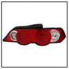 Spyder Acura RSX 02-04 LED Tail Lights Red Clear ALT-YD-ARSX02-LED-RC OffRoadUSA.com