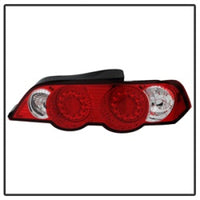 Spyder Acura RSX 02-04 LED Tail Lights Red Clear ALT-YD-ARSX02-LED-RC OffRoadUSA.com