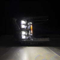 AlphaRex 18-20 Ford F150 (MK II 14th Gen Style) NOVA-Series LED Projector Headlights Alpha-Black OffRoadUSA.com