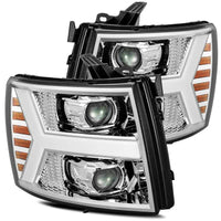 AlphaRex 07-13 07-13 Chevrolet Silverado PRO-Series Halogen Projector Headlights Chrome OffRoadUSA.com