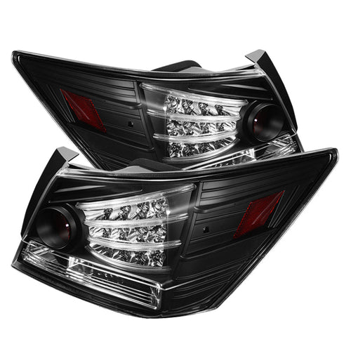 Spyder Honda Accord 08-12 4DR LED Tail Lights Black ALT-YD-HA08-4D-LED-BK OffRoadUSA.com