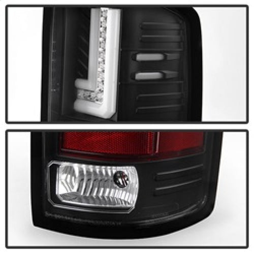 Spyder GMC Sierra 14-16 LED Tail Lights Black ALT-YD-GS14-LBLED-BK OffRoadUSA.com