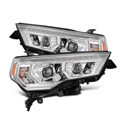 AlphaRex 14-20 Toyota 4Runner MK II PRO-Series Halogen Projector Headlights Chrome OffRoadUSA.com