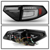 Spyder 08-14 Subara Impreza WRX Hatchback LED Tail Lights Seq Signal Black ALT-YD-SI085D-SEQ-BK OffRoadUSA.com