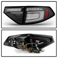 Spyder 08-14 Subara Impreza WRX Hatchback LED Tail Lights Seq Signal Black ALT-YD-SI085D-SEQ-BK OffRoadUSA.com