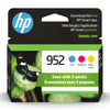 HP 952 Ink Cartridges - Cyan, Magenta, Yellow, 3 Cartridges (N9K27AN) EasyOptionXY LLC