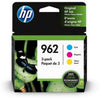HP 962 Ink Cartridges - Cyan, Magenta, Yellow, 3 Cartridges (3YP00AN) EasyOptionXY LLC