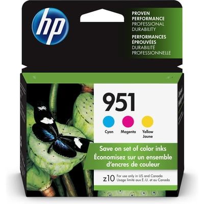 HP 951 3-pack Cyan/Magenta/Yellow Original Ink Cartridges EasyOptionXY LLC