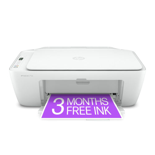 Restored HP DeskJet 2752 Wireless AllinOne Color Inkjet Printer NO INK (White) (Refurbished) EasyOptionXY LLC