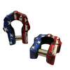 American Flag - 3/4'' Extreme duty Aluminum Shackle set (9T) - (LIFE TIME WARRANTY*) MOJAB OFFROAD