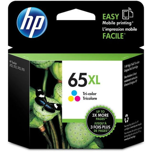 HP 65XL Ink Cartridge, Tri-color (N9K03AN) EasyOptionXY LLC