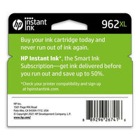 HP 962XL Ink Cartridge, Yellow (3JA02AN) EasyOptionXY LLC