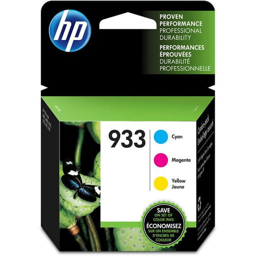 HP 933 Ink Cartridges - Cyan, Magenta, Yellow, 3 Cartridges (N9H56FN) EasyOptionXY LLC