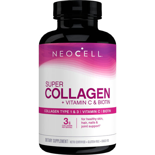 NeoCell Collagen Tablets With Vitamin C and Biotin, 180 Count EasyOptionXY LLC