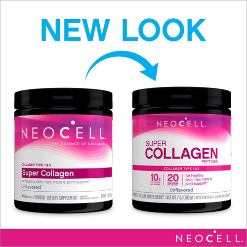 NeoCell Super Collagen Powder, Unflavored, for Healthy Hair, Skin, and Nails, 7 oz EasyOptionXY LLC