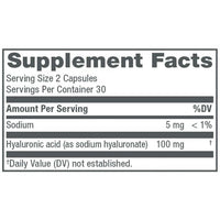 NeoCell Hyaluronic Acid Supplement, Gluten Free, 100 mg, 60 Capsules EasyOptionXY LLC