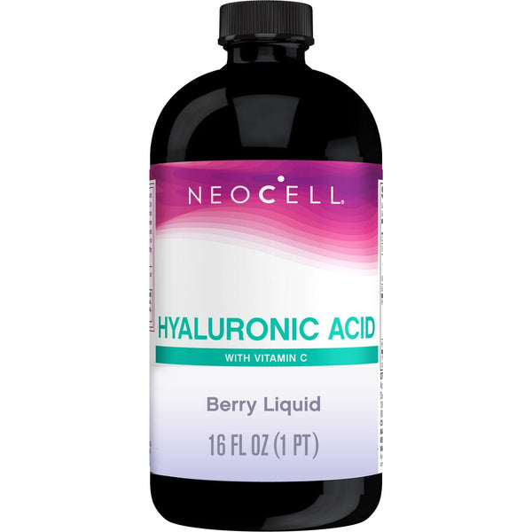 NeoCell Hyaluronic Acid Berry Liquid with Vitamin C, 16 Fl. Oz., 32 Servings EasyOptionXY LLC
