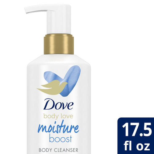 Dove Body Love Body Cleanser For Dry Skin Moisture Boost Body Wash with Hyaluronic Acid and Moringa Oil 17.5 fl oz EasyOptionXY LLC