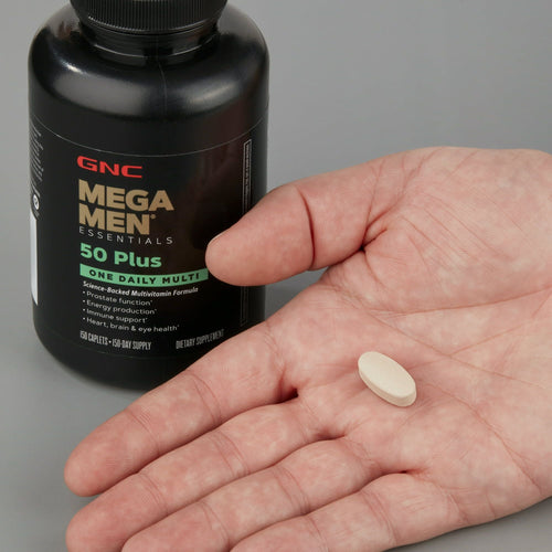 GNC Mega Men? 50-Plus One Daily Multivitamin Value Size, 150 Tablets, Vitamin and Minerals for Males 50 and over EasyOptionXY LLC