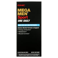 GNC Mega Men Sport One Daily Multivitamin, 60 Tablets, Multivitamin and Multimineral Support for Active Men EasyOptionXY LLC