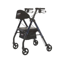 Rhythm Healthcare Aluminum 4 Wheel Rollator with Universal Height Adjustment RIO Medical Supplies
