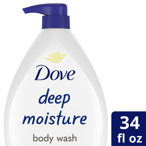 Dove Beauty Body Wash with Pump Deep Moisture Nourishing for Dry Skin 34 fl oz EasyOptionXY LLC