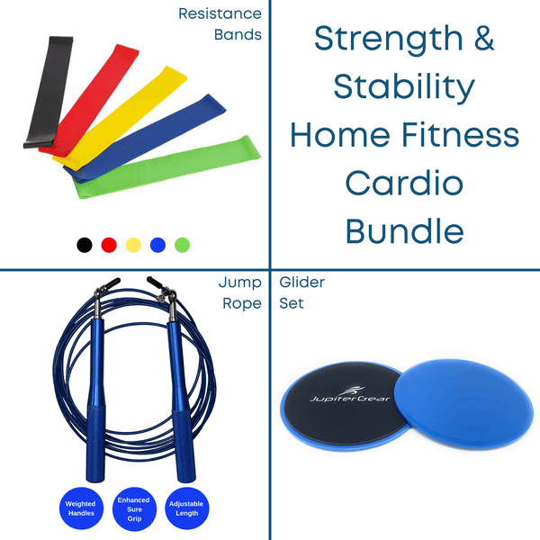 Strength & Stability Home Fitness Cardio Bundle Jupiter Gear