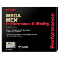 GNC Mega Men Performance & Vitality Vitapak EasyOptionXY LLC