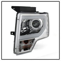 Spyder Ford F150 13-14 Projector Factory Xenon Model- Light Bar DRL Chrm PRO-YD-FF15013-LBDRL-HID-C OffRoadUSA.com