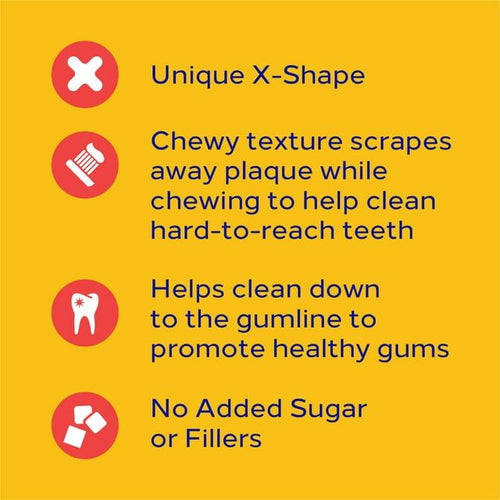 PEDIGREE DENTASTIX Beef Flavor Dental Bones Treats for Large Dogs, 2.08 lb. Value Pack (40 Treats) EasyOptionXY LLC