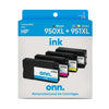 onn. Remanufactured HP 950XL/951XL High Yield Black, Cyan, Magenta, Yellow Inkjet Cartridges 4-Pack EasyOptionXY LLC