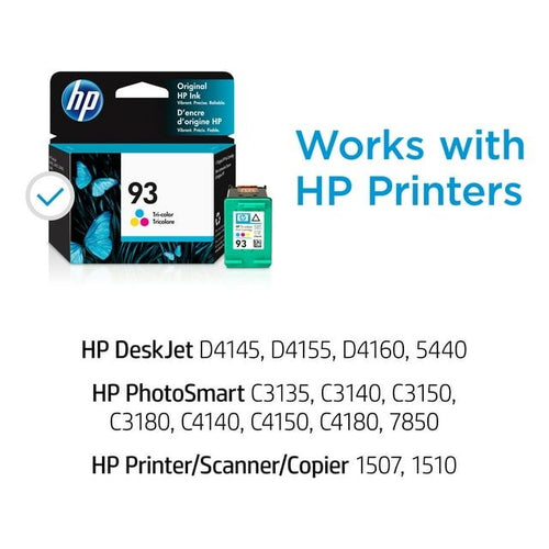 HP 93 Ink Cartridge, Tri-color (C9361WN) EasyOptionXY LLC