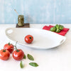 Better Homes & Gardens White Porcelain Tray with Handles EasyOptionXY LLC