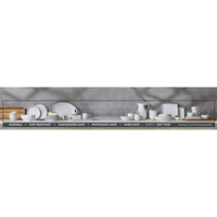 Better Homes & Gardens White Porcelain Tray with Handles EasyOptionXY LLC