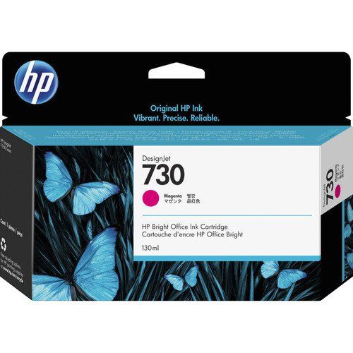 HP 730 (P2V63A) Ink Cartridge - Magenta Inkjet - 1 Each EasyOptionXY LLC