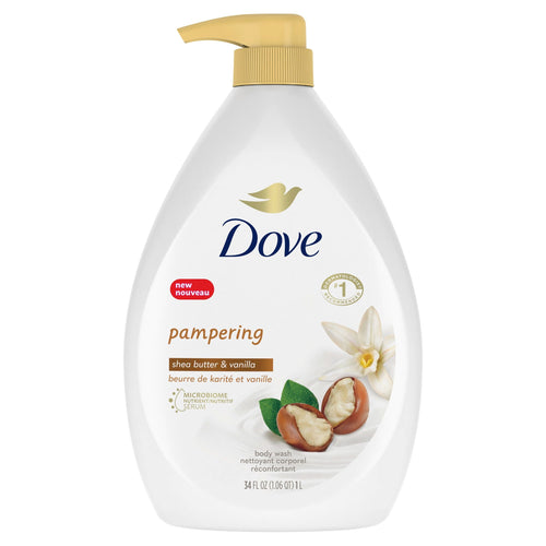 Dove Purely Pampering Body Wash with Pump Shea Butter with Warm Vanilla 34 oz EasyOptionXY LLC