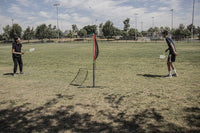 PowerNet Portable 10x3 Ft Net for Tennis Badminton Volleyball Pickellball (1050) Jupiter Gear