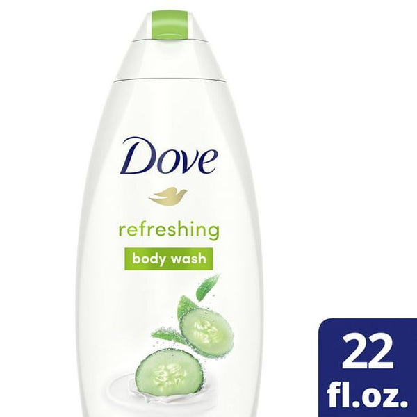 Dove Refreshing Body Wash Cucumber and Green Tea Cleanser 22 oz EasyOptionXY LLC