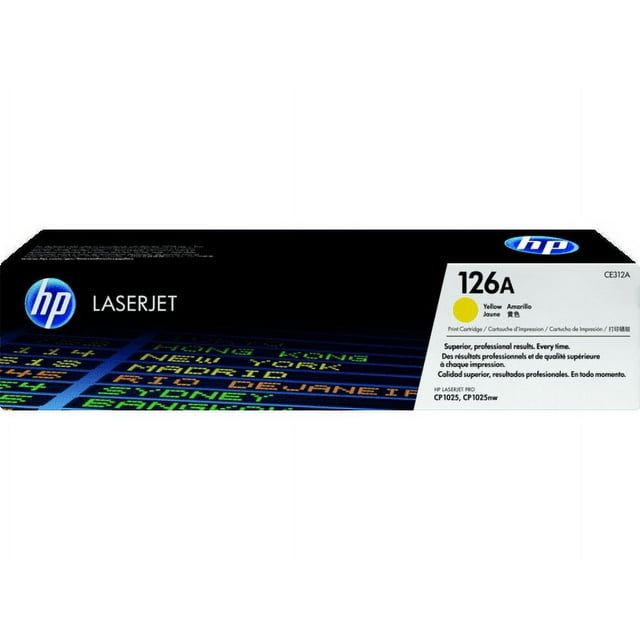 HP 126A (CE312A) Toner Cartridge, Yellow EasyOptionXY LLC