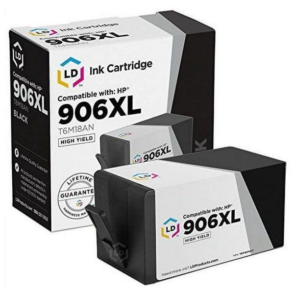 LD Remanufactured Replacement for HP 906XL T6M18AN High Yield Black Ink Cartridge for OfficeJet 6962 & OfficeJet Pro 6960, 6968, 6970, 6974, 6975, 6978, 6979 EasyOptionXY LLC