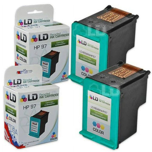 LD ? Remanufactured HP 97 Set of 2 C9363WN Color Ink Cartridges EasyOptionXY LLC