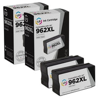 LD Products Remanufactured Replacement for HP 962XL/3JA03AN High Yield Black Ink Cartridges, Pack of 2 EasyOptionXY LLC