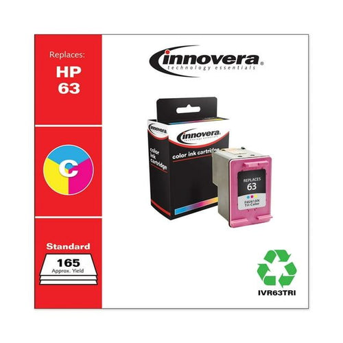 Innovera Remanufactured Tri-Color Ink, Replacement for HP 63 (F6U61AN), 165 Page-Yield EasyOptionXY LLC