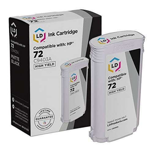 LD Remanufactured Replacement for HP 72 C9403A High Yield Matte Black Ink Cartridge for DesignJet T1100, T1120ps, T1200, T1200ps, T1300, T2300, T2300 PostScript, T610, T620, T770, T790, T795 EasyOptionXY LLC