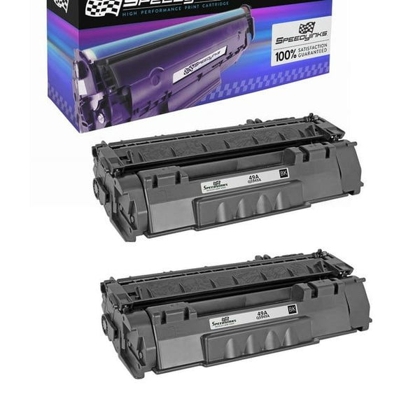 SpeedyInks - 2PK Compatible Replacement for HP 49A Q5949A Black Laser Toner Cartridge for use in HP LaserJet 1160, 1160Le, 1320, 1320n, 1320nw, 1320t, 1320tn, 3390, & 3392 EasyOptionXY LLC