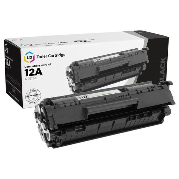 LD Compatible Toner Cartridge Replacement for HP 12A HP Q2612A (Black Toner Cartridge) EasyOptionXY LLC