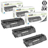Hewlett Packard HP 1320 Set of 3 HY Black 49X / Q5949X Laser Toner Cartridges by LD Products EasyOptionXY LLC