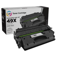 Hewlett Packard HP 1320 Set of 3 HY Black 49X / Q5949X Laser Toner Cartridges by LD Products EasyOptionXY LLC